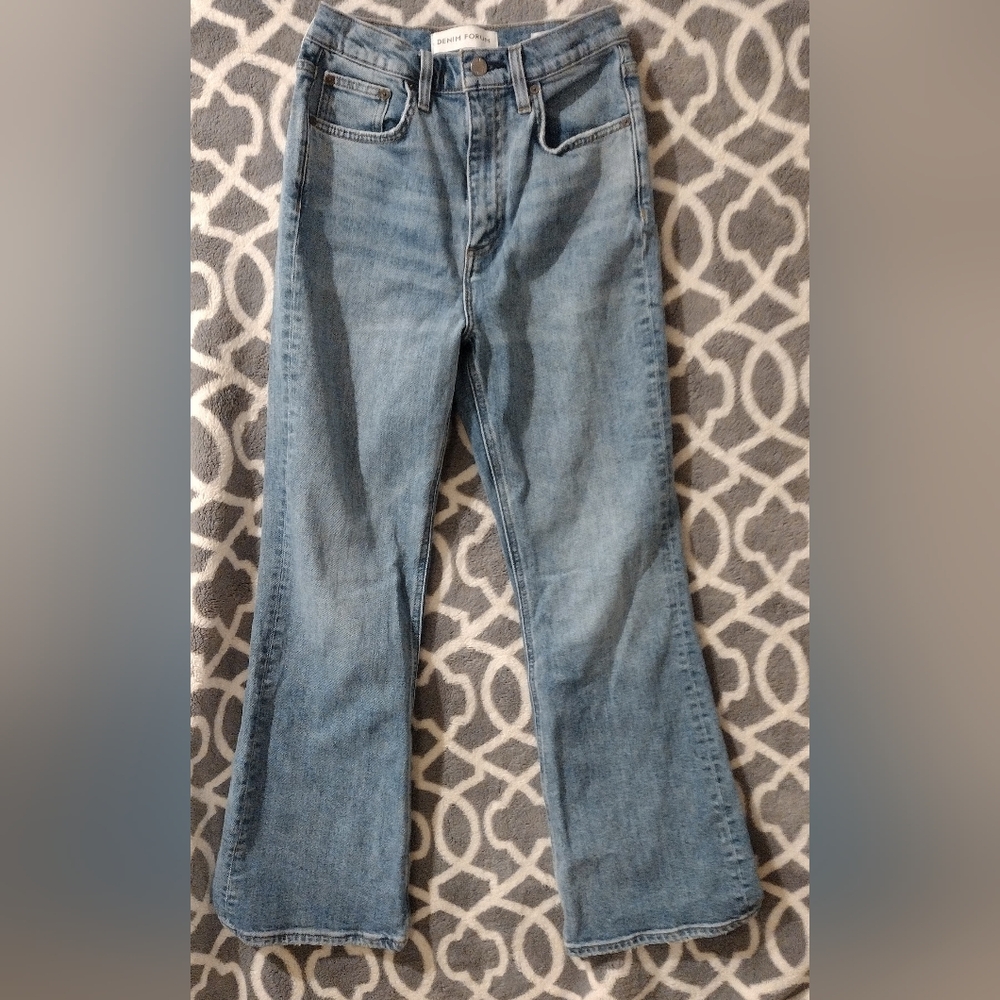 Denim Forum Twiggy High Rise 28L, Size 25, Blue